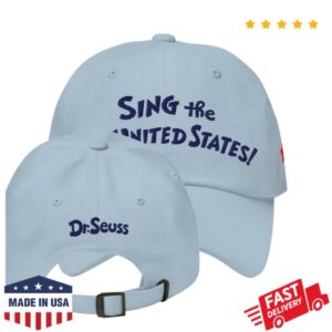 Drseuss Merch Store The Cat In The Hat Embroidered Hat Sing The 50 States