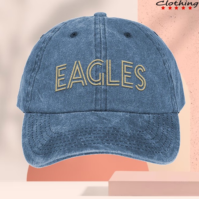 Eagles Merch Store Logo Denim Dad Hat 2 Eagles Merch Store Logo Denim Dad Hat