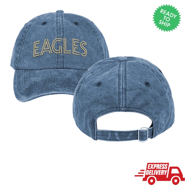 Eagles Merch Store Logo Denim Dad Hat 3 Eagles Merch Store Logo Denim Dad Hat