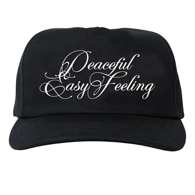 Eagles Merch Store Peaceful Easy Feeling Black Snapback Hat 3 Eagles Merch Store Peaceful Easy Feeling Black Snapback Hat