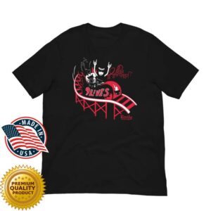 Emily The Strange Merch Store 9 Lives Rollercoaster Tee