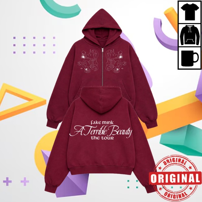 Fakemink Merch Store Logo Zip Up Hoodie 5 Fakemink Merch Store Logo Zip Up Hoodie
