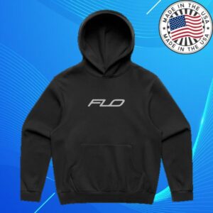 Flo Merch Shop Therapy At The Club Black Script Hoodie