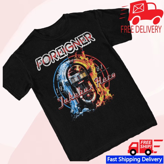 Foreigner Merch Store Fire & Ice Jukebox Shirt 3 Foreigner Merch Store Fire & Ice Jukebox Shirt