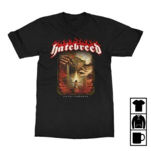 Frontiers Records Merch Shop Store Hatebreed Fatal Paradox T-Shirt