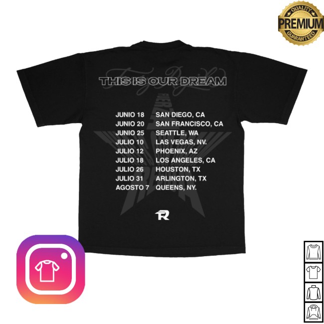 Fuerza Regida Merch Store Nunca Se Imagino Black Shirt 3 Fuerza Regida Merch Store Nunca Se Imagino Black Shirt