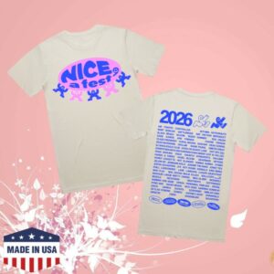 Get To The Gig Boston Merch Store Nice A Fest 2026 Lineup Tee
