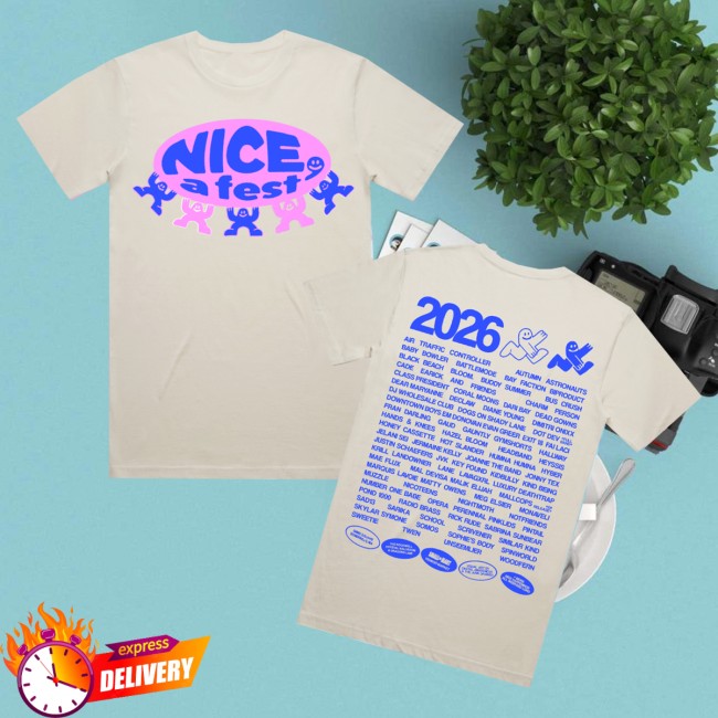 Get To The Gig Boston Merch Store Nice A Fest 2026 Lineup Tee 3 Get To The Gig Boston Merch Store Nice A Fest 2026 Lineup Tee