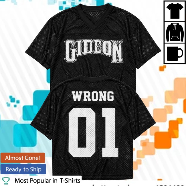 Gideon Store Merch Wrong One Jersey 5 Gideon Store Merch Wrong One Jersey
