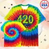 Globridge Studio Store Merch This Is My 420 Shirt Psychedelic Festival Tie Dye Tee 6 Globridge Studio Store Merch This Is My 420 Shirt Psychedelic Festival Tie Dye Tee