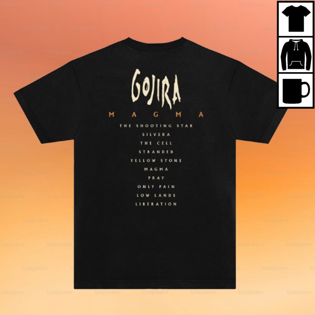 Gojira Store Merch Magma Flesh And Bone Shirt 3 Gojira Store Merch Magma Flesh And Bone Shirt
