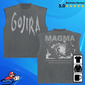 Gojira Store Merch Magma Live Sleeveless Tee