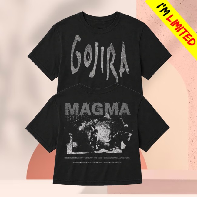 Gojira Store Merch Magma Live Womens Crop Top 5 Gojira Store Merch Magma Live Womens Crop Top