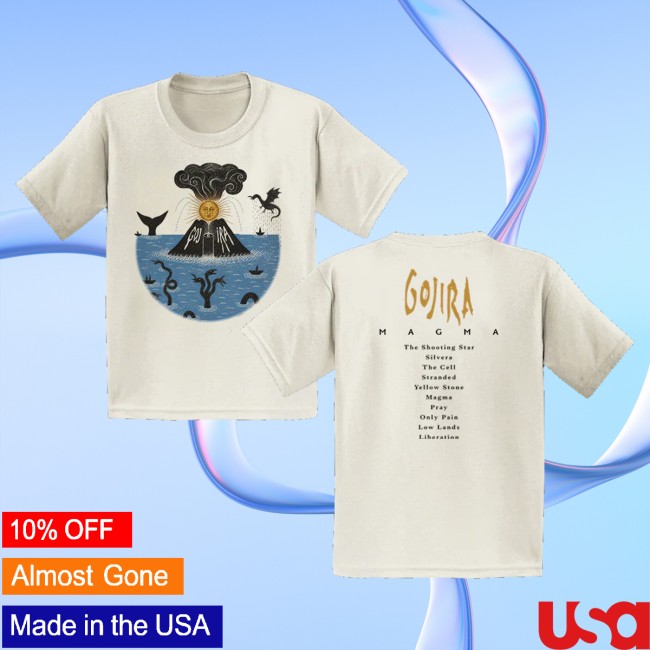 Gojira Store Merch Magma Monsters Kids Shirt 2 Gojira Store Merch Magma Monsters Kids Shirt