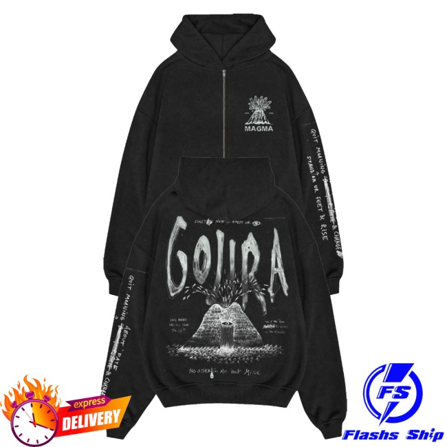 Gojira Store Merch Magma Start Now Hoodie 5 Gojira Store Merch Magma Start Now Hoodie
