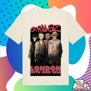 Gorillaz Merch Store Shop Tottenham Poster Event T-Shirt