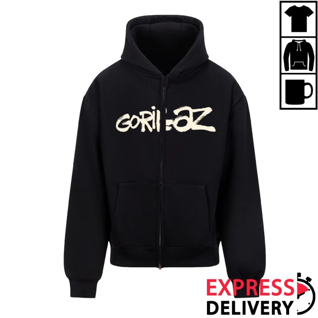 Gorillaz Merch Store Tottenham Event Hoodie 4 Gorillaz Merch Store Tottenham Event Hoodie