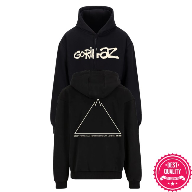 Gorillaz Merch Store Tottenham Event Hoodie 5 Gorillaz Merch Store Tottenham Event Hoodie