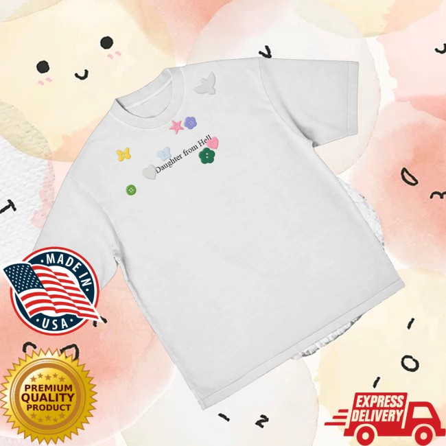 Gracie Abrams Merch Store Daughter From Hell Buttons Shirt 3 Gracie Abrams Merch Store Daughter From Hell Buttons Shirt