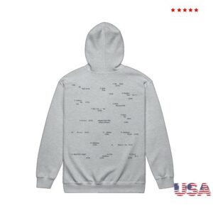 Gracie Abrams Merch Store Daughter From Hell Tracklist Zip-Up Hoodie