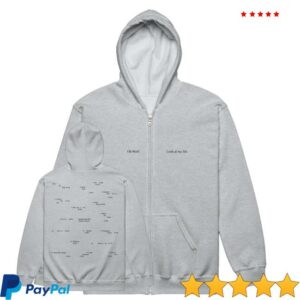 Gracie Abrams Merch Store Shop Daughter From Hell Tracklist Zip-Up Hoodie