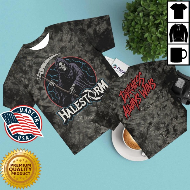 Halestorm Merch Store Darkness Always Wins Dyed Shirt 3 Halestorm Merch Store Darkness Always Wins Dyed Shirt