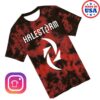 Halestorm Merch Store Dyed Logo Shirt Crystal Red-Black 1 Halestorm Merch Store Dyed Logo Shirt Crystal Red-Black