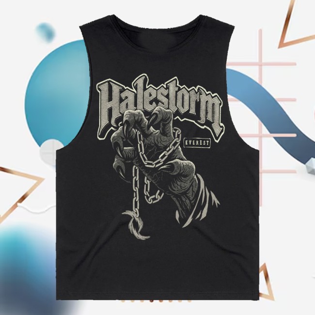 Halestorm Merch Store Everest Claw Tank Top Black 2 Halestorm Merch Store Everest Claw Tank Top Black