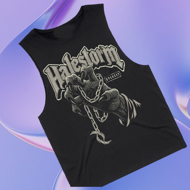 Halestorm Merch Store Everest Claw Tank Top Black 3 Halestorm Merch Store Everest Claw Tank Top Black