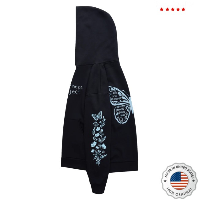 Happiness Project Merch Store Butterfly Hoodie 5 Happiness Project Merch Store Butterfly Hoodie