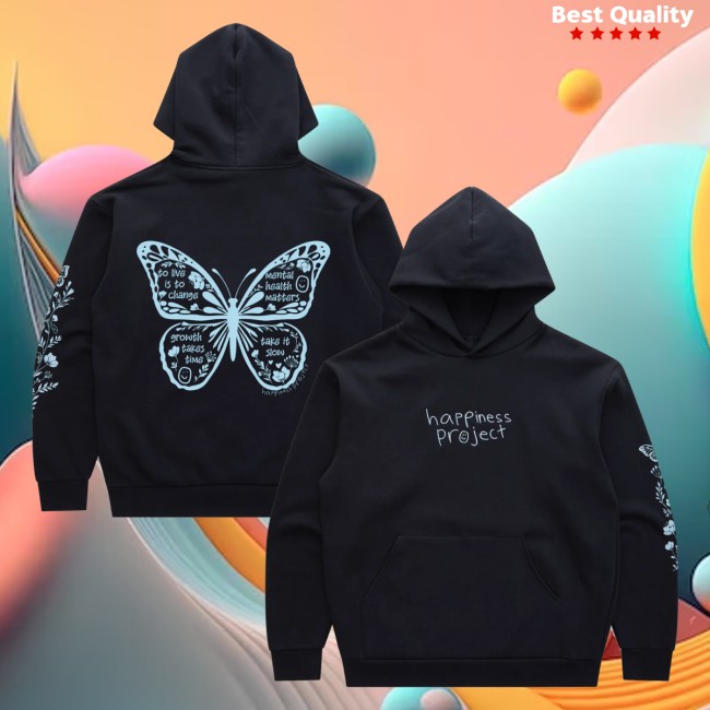 Happiness Project Merch Store Butterfly Hoodie 7 Happiness Project Merch Store Butterfly Hoodie