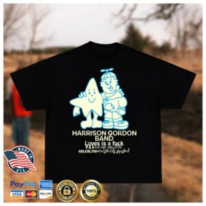 Harrison Gordon Merch Store Harrison Gordon Loves Is A Fuck Black Shirt