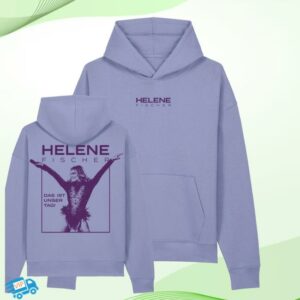 Helene Fischer Merch Shop Hoodie Unser Tag Violett Hoodie