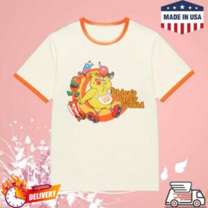 Hex Merch Store Hex X Fnaf Secret Of The Mimic 2 Chica's Party World Ringer T-Shirt