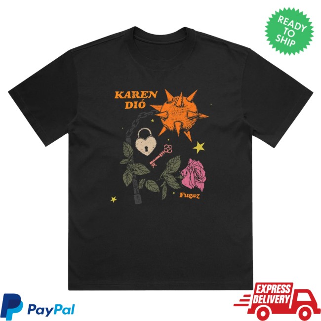 Hopeless Records Merch Store Karen Dio Fugaz T-Shirt 2 Hopeless Records Merch Store Karen Dio Fugaz T-Shirt