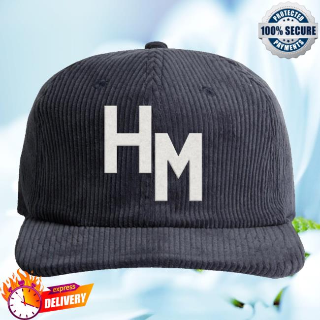Hot Mulligan Merch Shop Store Applique Blue Cord Hat 2 Hot Mulligan Merch Shop Store Applique Blue Cord Hat