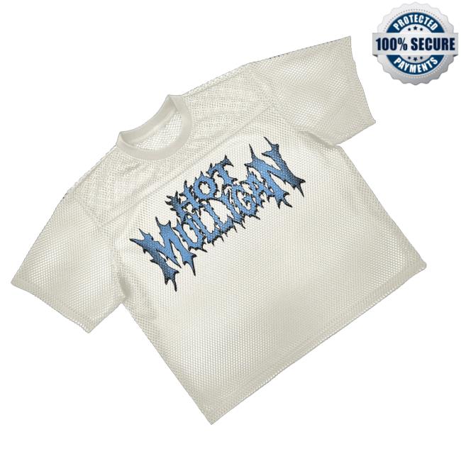Hot Mulligan Merch Shop Store Metal Logo White Crop Jersey 3 Hot Mulligan Merch Shop Store Metal Logo White Crop Jersey
