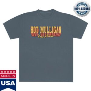 Hot Mulligan Merch Shop Store Varsity Logo Blue Tee