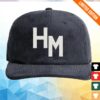 Hot Mulligan Merch Store Applique Blue Cord Hat