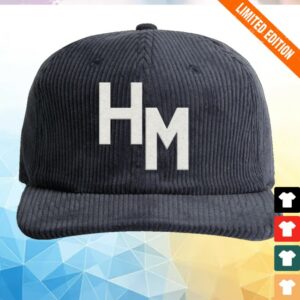 Hot Mulligan Merch Store Applique Blue Cord Hat