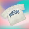 Hot Mulligan Merch Store Metal Logo White Crop Jersey