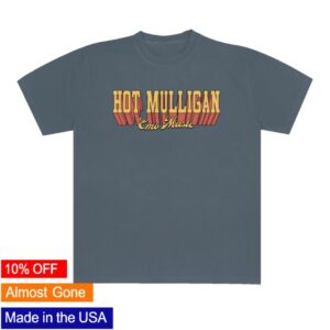 Hot Mulligan Merch Store Varsity Logo Blue Shirt