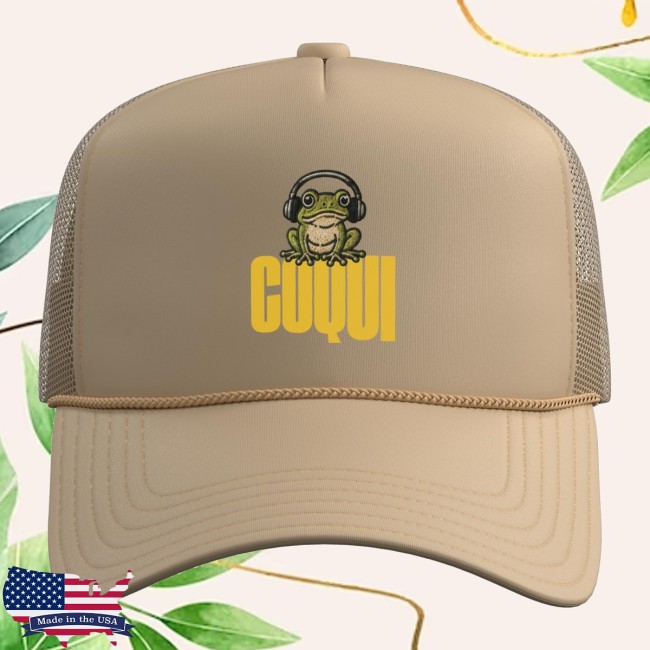Howie D Merch Store Howie Coqui Tan Trucker Hat With Adjustable Mesh Back 2 Howie D Merch Store Howie Coqui Tan Trucker Hat With Adjustable Mesh Back