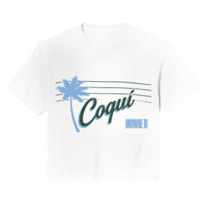 Howie D Merch Store Howie D Warp Vintage White Comfort Colors Crop Top