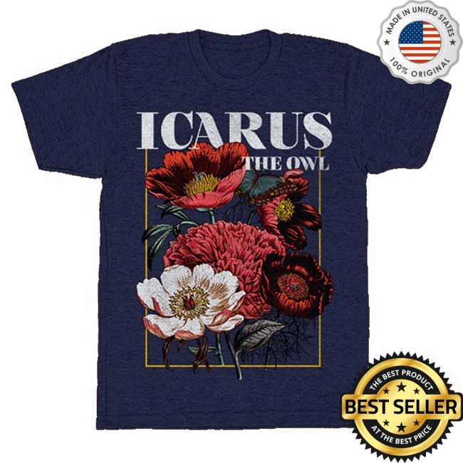 Icarus The Owl Merch Store Flower T-Shirt 2 Icarus The Owl Merch Store Flower T-Shirt