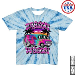 Imagine Dragons Merch Store Dragon Wagon Youth Tie-Dye Tee