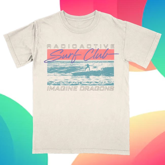 Imagine Dragons Merch Store Radioactive Surf Club Tee 2 Imagine Dragons Merch Store Radioactive Surf Club Tee