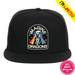 Imagine Dragons Merch Store Rainbow Laser Skull New Era Hat