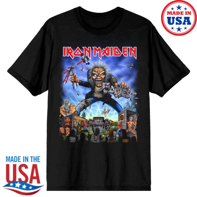 Iron Maiden Store Merch Eddfest Event Tee 3 Iron Maiden Store Merch Eddfest Event Tee