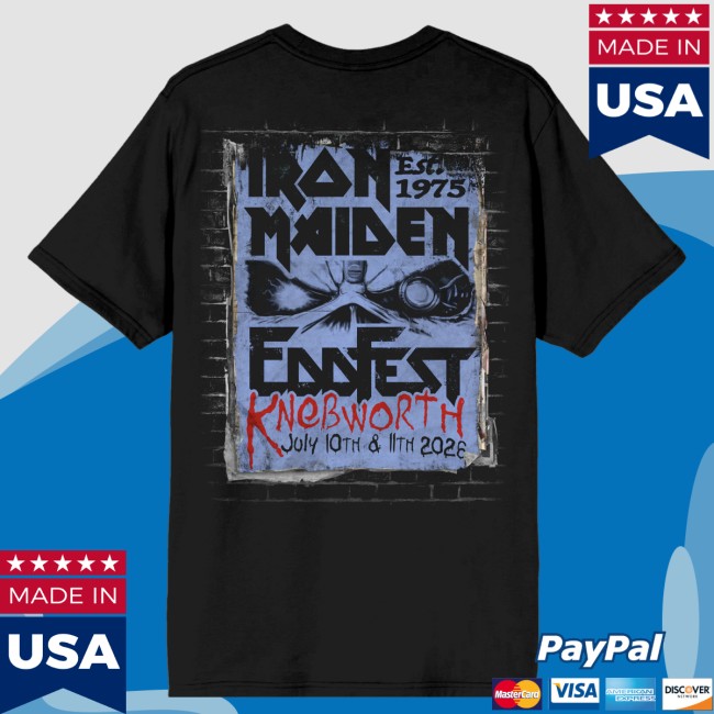 Iron Maiden Store Merch Eddfest Event Tee 4 Iron Maiden Store Merch Eddfest Event Tee